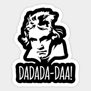 Funny Beethoven 5th Symphony No 5 Dadada-Daa! Sticker